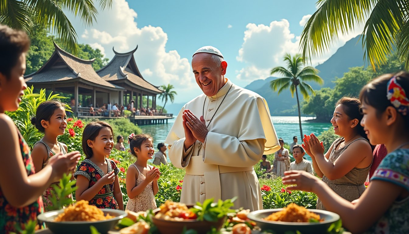 découvrez le voyage du pape en asie du sud-est et en océanie, une aventure unique mettant en lumière les valeurs de fraternité et de compassion. un élan d'espoir et d'unité entre les cultures, cette visite papale promet d'inspirer et de renforcer les liens entre les communautés.