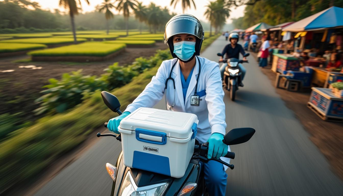 un passager transporte en urgence un antivenin vital pour sauver une fillette de 7 ans mordue par un serpent, illustrant un acte héroïque et crucial pour sa survie.