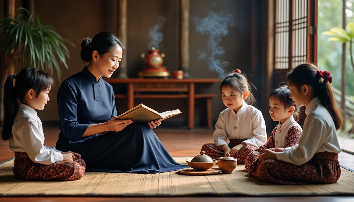 découvrez comment deux grands-pères partagent leurs précieux héritages pour transmettre les traditions et les valeurs du vietnam au sein de leur famille.